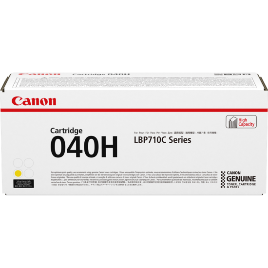 ORIGINAL Canon CRG-040H Y Toner LBP-710/712 Yellow (10k) Tonerji in kartuše