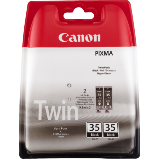 ORIGINAL Canon Ink PGI-35 Twin Pack  (Black) Tonerji in kartuše
