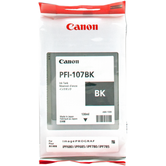 ORIGINAL Canon Ink PFI-107  (Black) Tonerji in kartuše