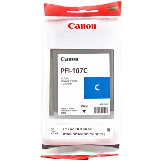 ORIGINAL Canon Ink PFI-107  (Cyan) Tonerji in kartuše