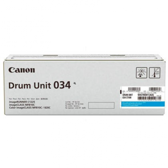 ORIGINAL Canon Drum Unit  034 IR C1225/MF810/820  (Yellow) Tonerji in kartuše