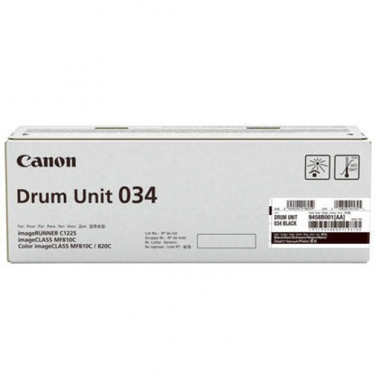 ORIGINAL Canon Drum Unit  034 IR C1225/MF810/820  (Black) Tonerji in kartuše