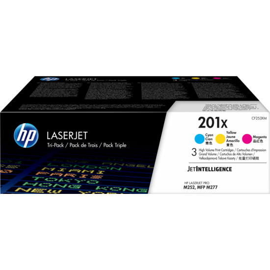 ORIGINAL HP Toner No.201X Multipack (CF401X+CF402X+CF403X) Tonerji in kartuše