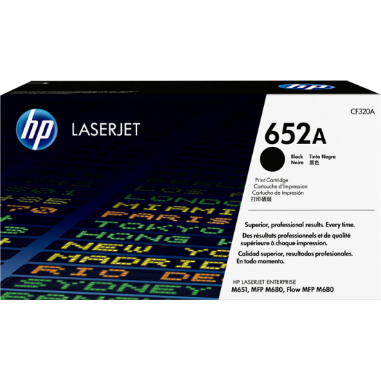 ORIGINAL HP Toner No.652A  (Black) Tonerji in kartuše