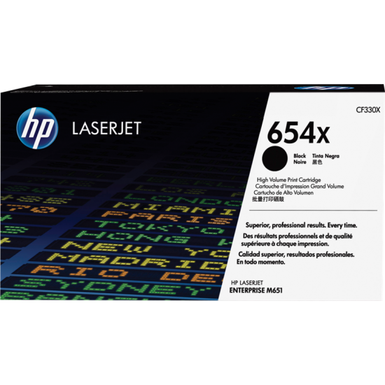 ORIGINAL HP Toner No.654X  (Black) Tonerji in kartuše