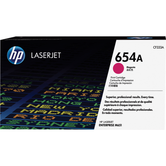 ORIGINAL HP Toner No.654A  (Magenta) Tonerji in kartuše