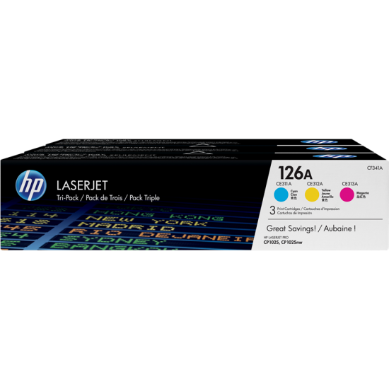 ORIGINAL HP Toner No.126A Multipack  (CE312A+CE313A+CE311A) Tonerji in kartuše