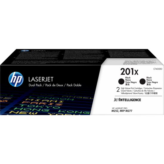 ORIGINAL HP Toner No.201X Dual Pack  (2xBlack) Tonerji in kartuše