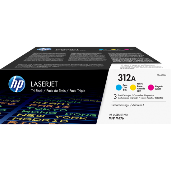 ORIGINAL HP Toner No.312A Multipack (CF381A+CF382A+CF383A) Tonerji in kartuše