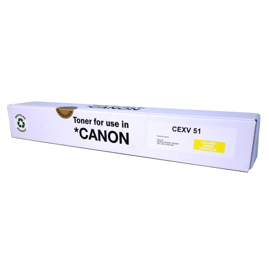 JAPAN Canon Toner CEXV51 iRC 5535/iRC 5540/iRC 5550/iRC 5560 (Yellow) Tonerji in kartuše