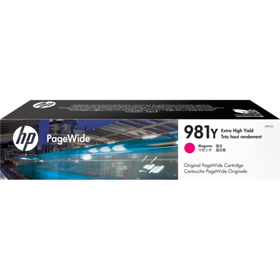ORIGINAL HP Ink cartidge No.981Y  (Magenta) Tonerji in kartuše