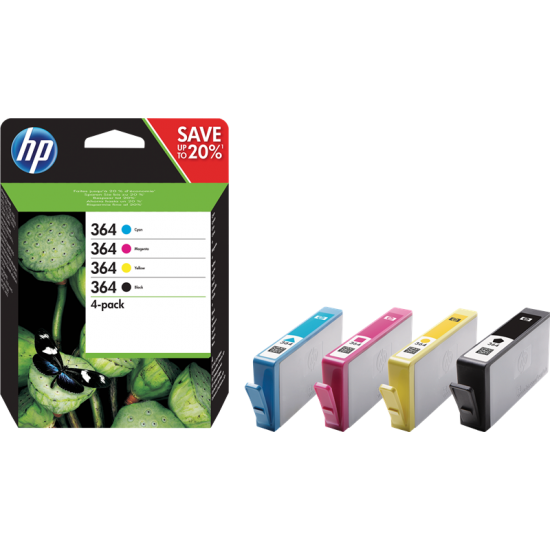 ORIGINAL HP Ink cartidge No.364 Multipack  (Bk+C+M+Y) Tonerji in kartuše