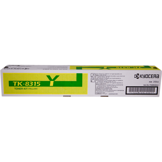 ORIGINAL Kyocera Toner TaskAlfa 2550 (Yellow) Tonerji in kartuše