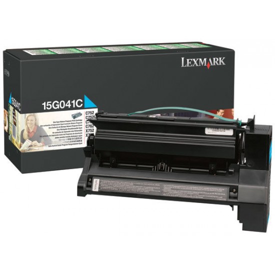 ORIGINAL Lexmark Toner Optra C752 (Cyan) Tonerji in kartuše