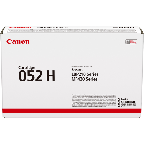 ORIGINAL Canon CRG-052 BK Toner LBP-212/214/215/MF421/426/428/429 (9.200 pgs) Tonerji in kartuše