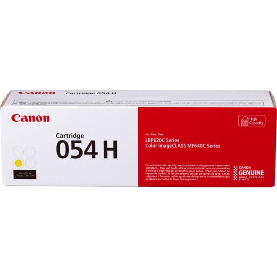ORIGINAL Canon Toner 054H (Yellow - High Capacity) Tonerji in kartuše