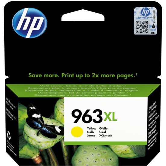 ORIGINAL HP Ink cartridge No.963XL  (Yellow) Tonerji in kartuše