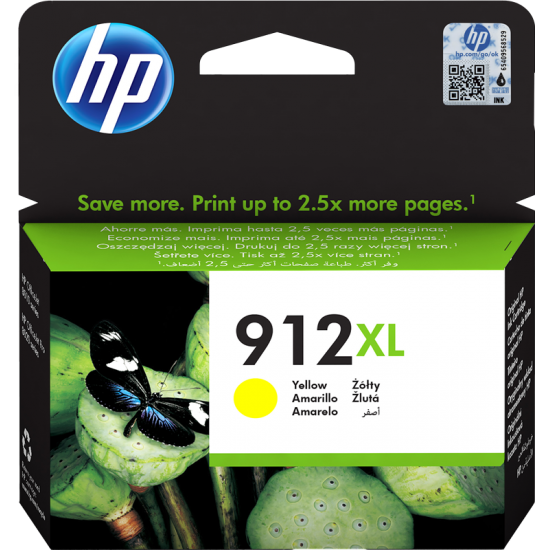 ORIGINAL HP Ink cartridge No.912XL  (Yellow) Tonerji in kartuše
