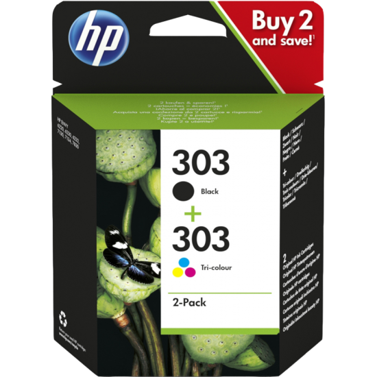 ORIGINAL HP Ink cartridge No.303 Multipack  (Black+Color) Tonerji in kartuše
