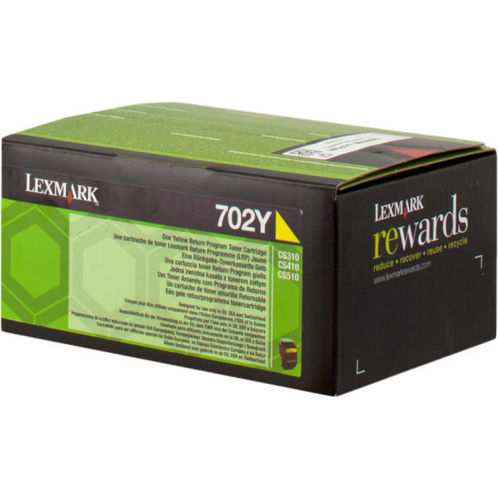 ORIGINAL Lexmark Toner 702Y CS310/410/510 yellow (1.000) Tonerji in kartuše
