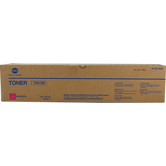 ORIGINAL Konica Minolta Toner TN615M (Magenta) Tonerji in kartuše