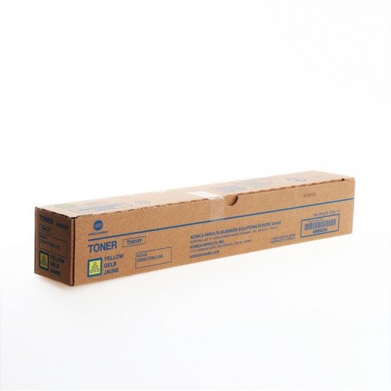 ORIGINAL Konica Minolta Toner TN-514Y Bizhub C458/558/658 (Yellow) Tonerji in kartuše