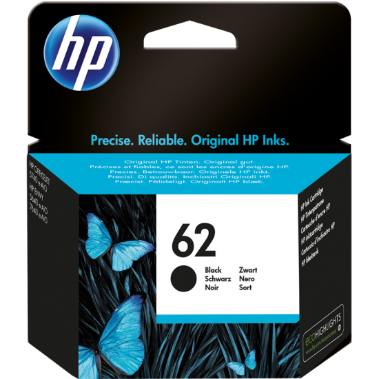 ORIGINAL HP Ink cartr. No.62 Envy 5640/5665/5745 Black (200pgs) Tonerji in kartuše