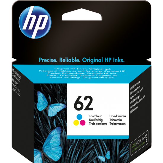 ORIGINAL HP Ink cartr. No.62 Envy 5640/5665/5745 Color (165pgs) Tonerji in kartuše