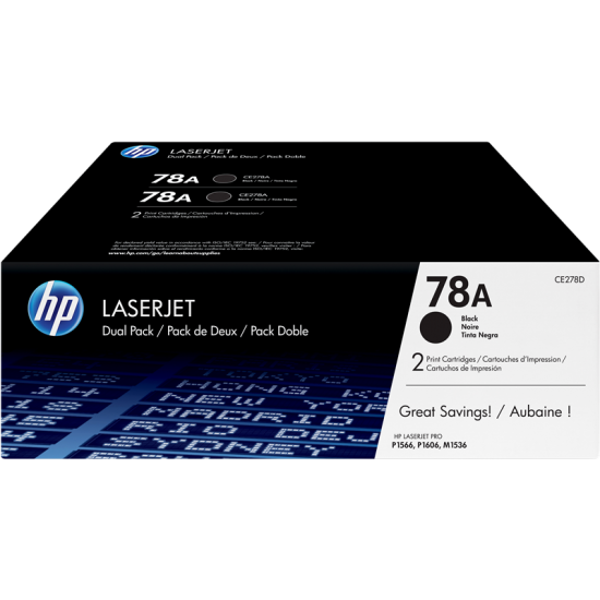ORIGINAL HP Value Pack:Â 2x Toner 78A Tonerji in kartuše