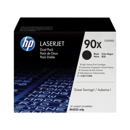 ORIGINAL HP Toner No.90X double pack  (2x Black) Tonerji in kartuše