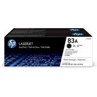 ORIGINAL HP Toner No.83A double pack  (2x Black) ORIGINAL HP Toner No.83A double pack  (2x Black)