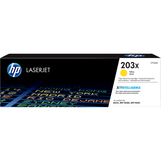 ORIGINAL HP Toner No.203X (Yellow) Tonerji in kartuše