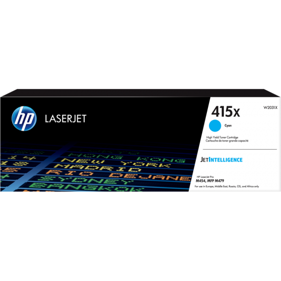 ORIGINAL HP Toner No.415X (Cyan) Tonerji in kartuše