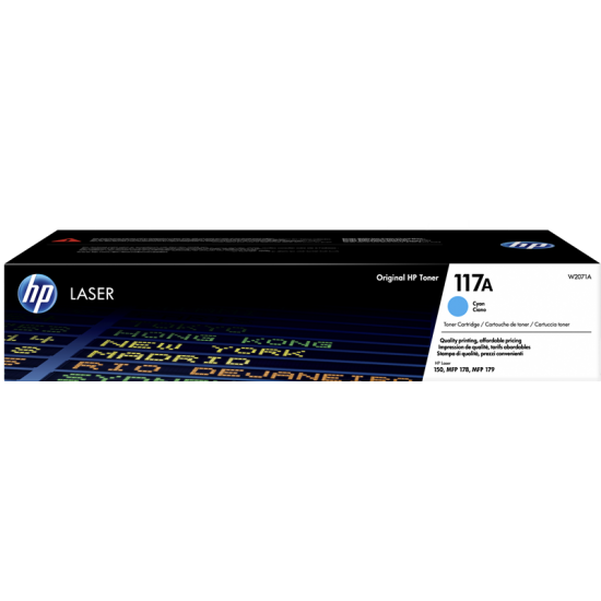 ORIGINAL HP Toner No.117A  (Cyan) Tonerji in kartuše