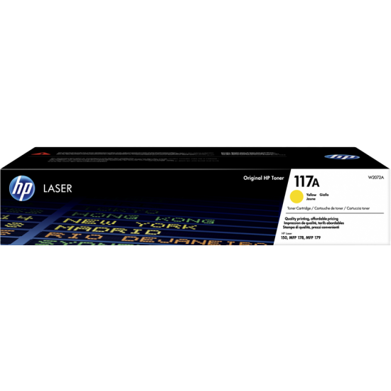ORIGINAL HP Toner No.117A  (Yellow) Tonerji in kartuše