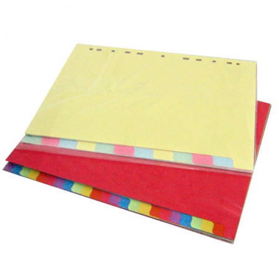 Register kartonski  A4, 12 delni, barvni Pisarniški material