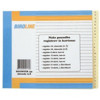 Register kartonski ELISA, A5, A-Ž