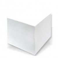 Kocka papirna lepljena - bela 9x9cm