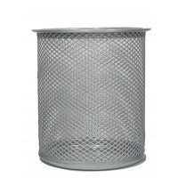 Lonček za pisala SILVER - mrežast, okrogel