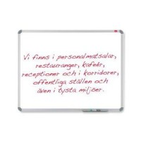 Tabla NOBO bela magnetna Euro (90x180)