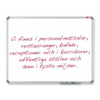 Tabla NOBO bela magnetna Euro (100x150)