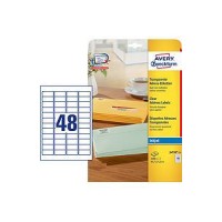 Transparentne etikete za naslove AVERY J4720-25 (dim.45,7x21,2)