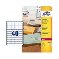 Transparentne etikete za naslove AVERY L4770-25 (dim.45,7x25,4)