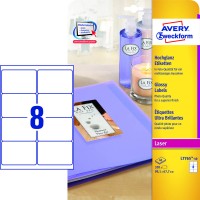 Svetleče etikete AVERY L7765-40 (dim.99,1x67,7)