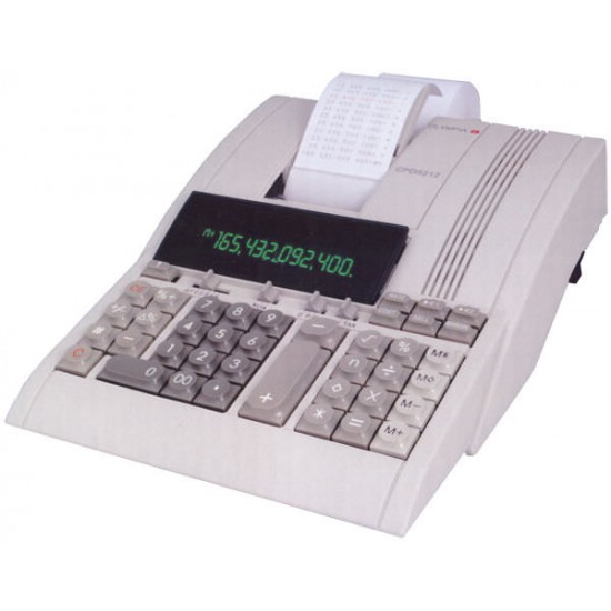 Računski stroj OLYMPIA CPD 5212 S z izpisom na trak Pisarniški material
