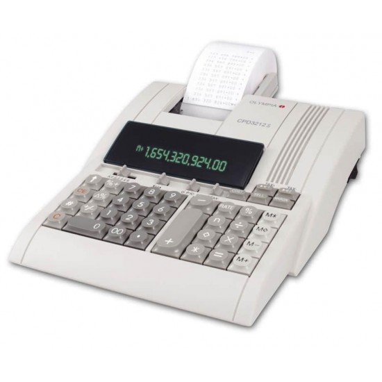 Računski stroj OLYMPIA CPD 3212 S z izpisom na trak Pisarniški material