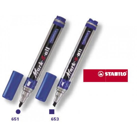 Flomaster (marker) STABILO Mark-4-All 651  (debelejši) Pisarniški material