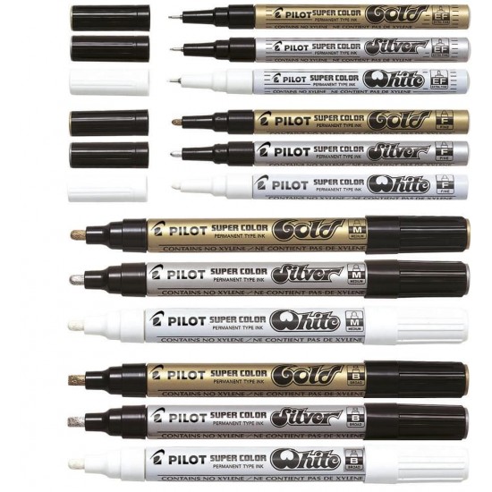 Flomaster (marker) PILOT -  srebrn Pisarniški material