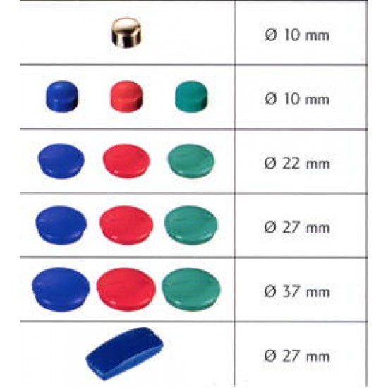 Magneti  MAPED  color 10 mm   8/1   barve razne Pisarniški material