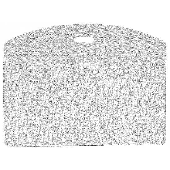 Ovitek PVC za priponke z imeni, 872, 95x90mm    1/50 Pisarniški material